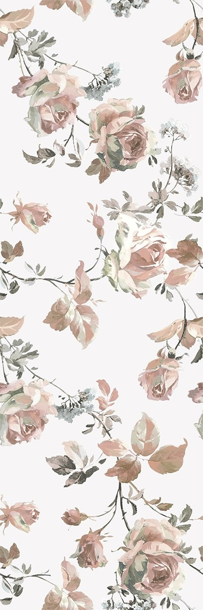 Декор Монфорте Роза матовый обрезной 40x120