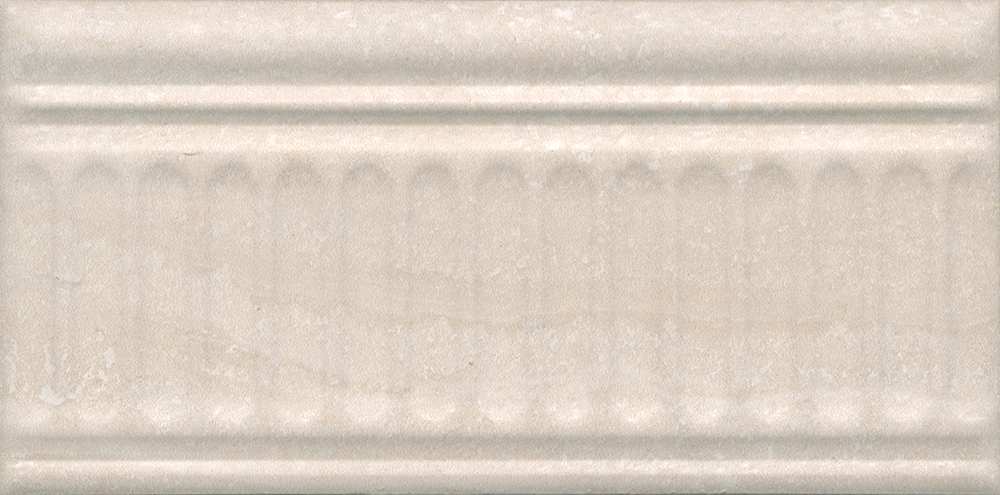 Бордюр Олимпия бежевый структура матовый 9,9x20