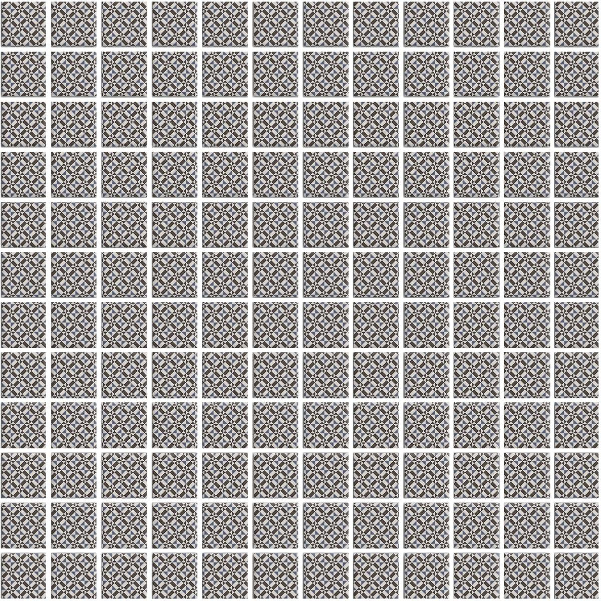 Кастелло орнамент серый матовый 29,8x29,8