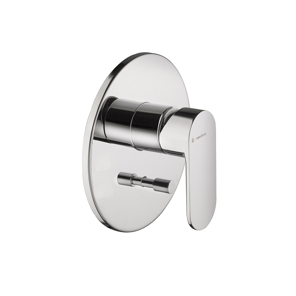 Смеситель для душа Kerama Marazzi Piano встроенный, на 2 потребителя, хром глянец