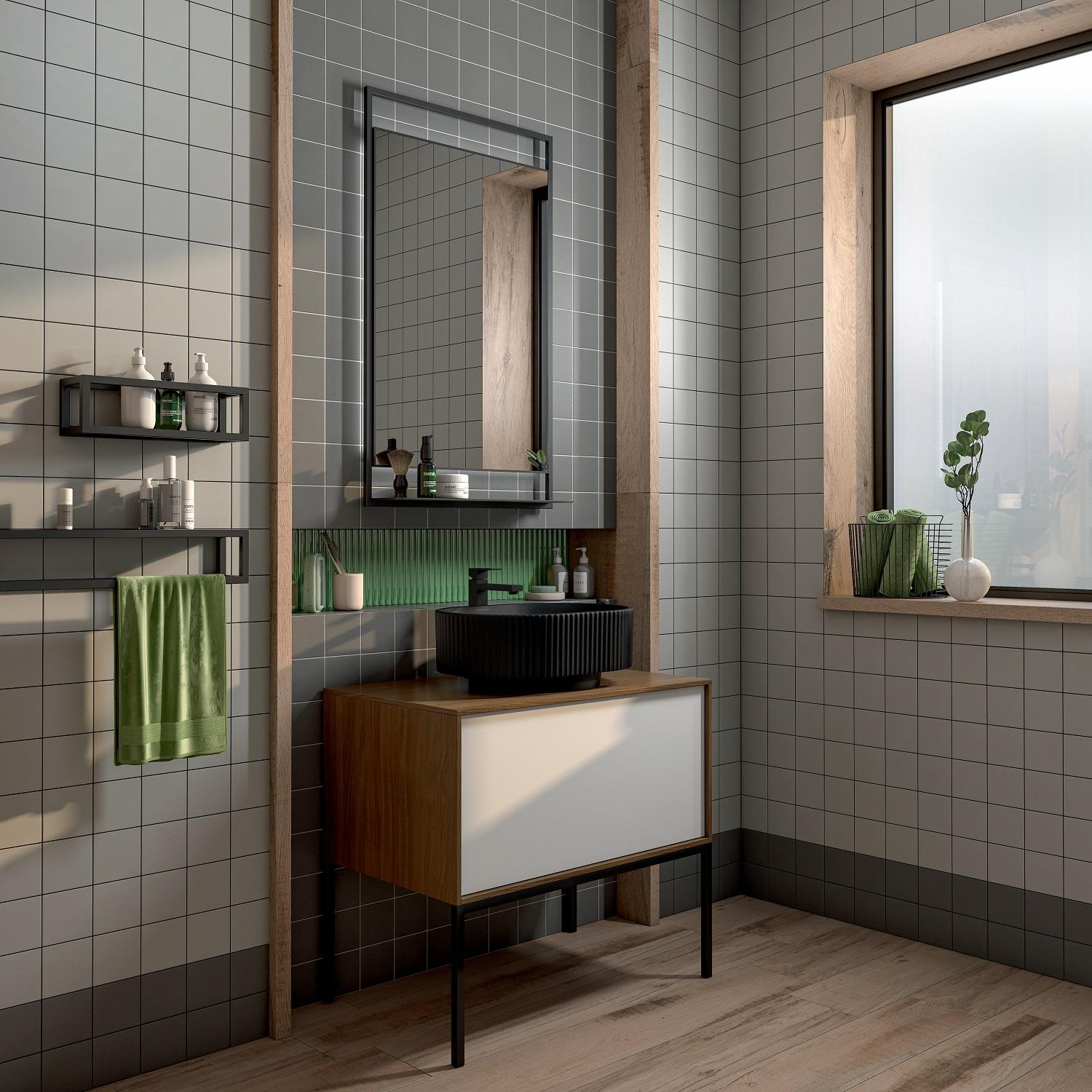 Тумба KERAMA MARAZZI Atollo напольная/подвесная с ящиком 80, белая матовая