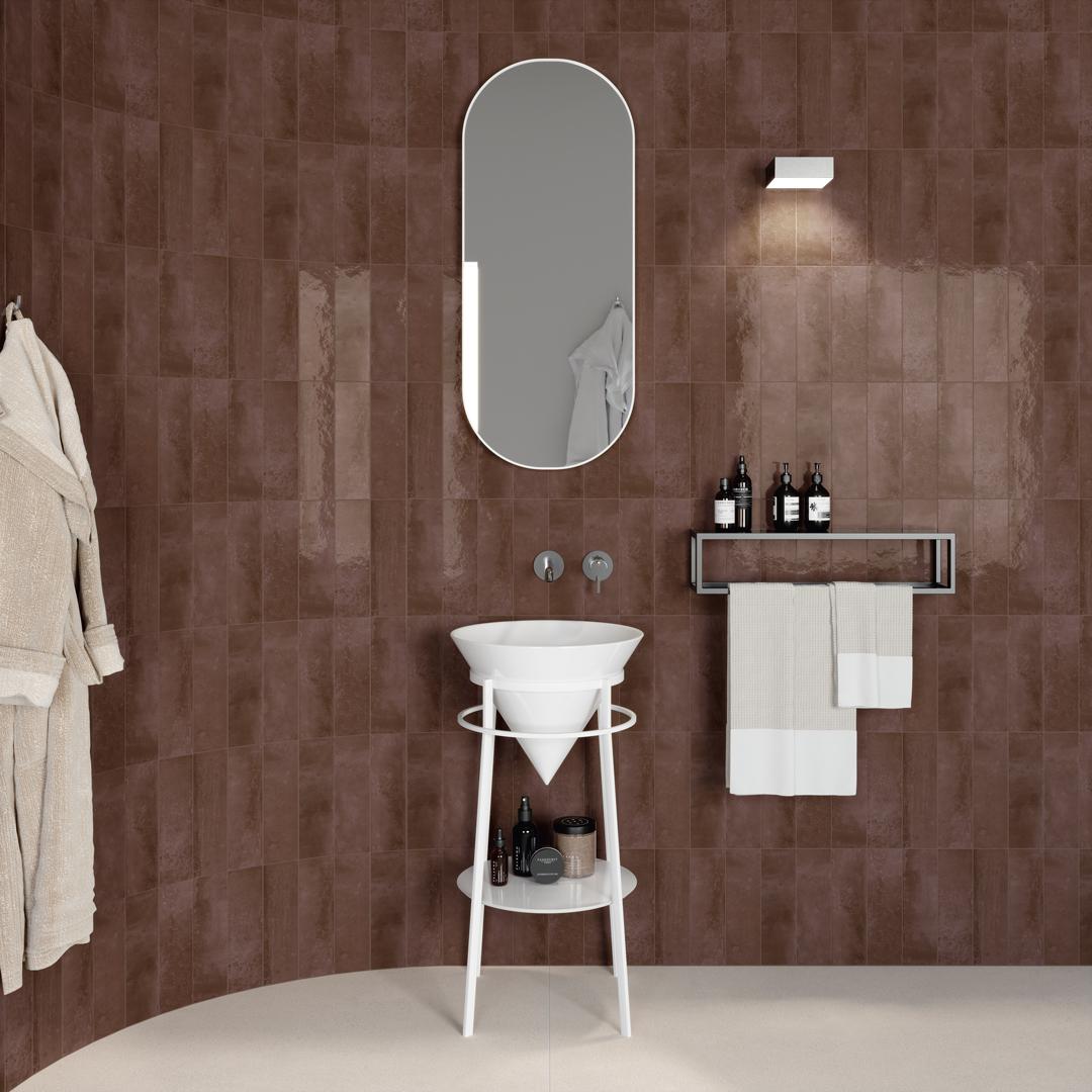 Консоль под раковину Kerama Marazzi Cono напольная, 44 см, белая матовая
