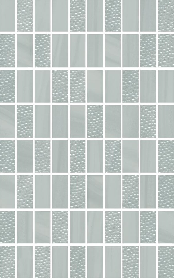 Декор Сияние мозаичный глянцевый 25x40