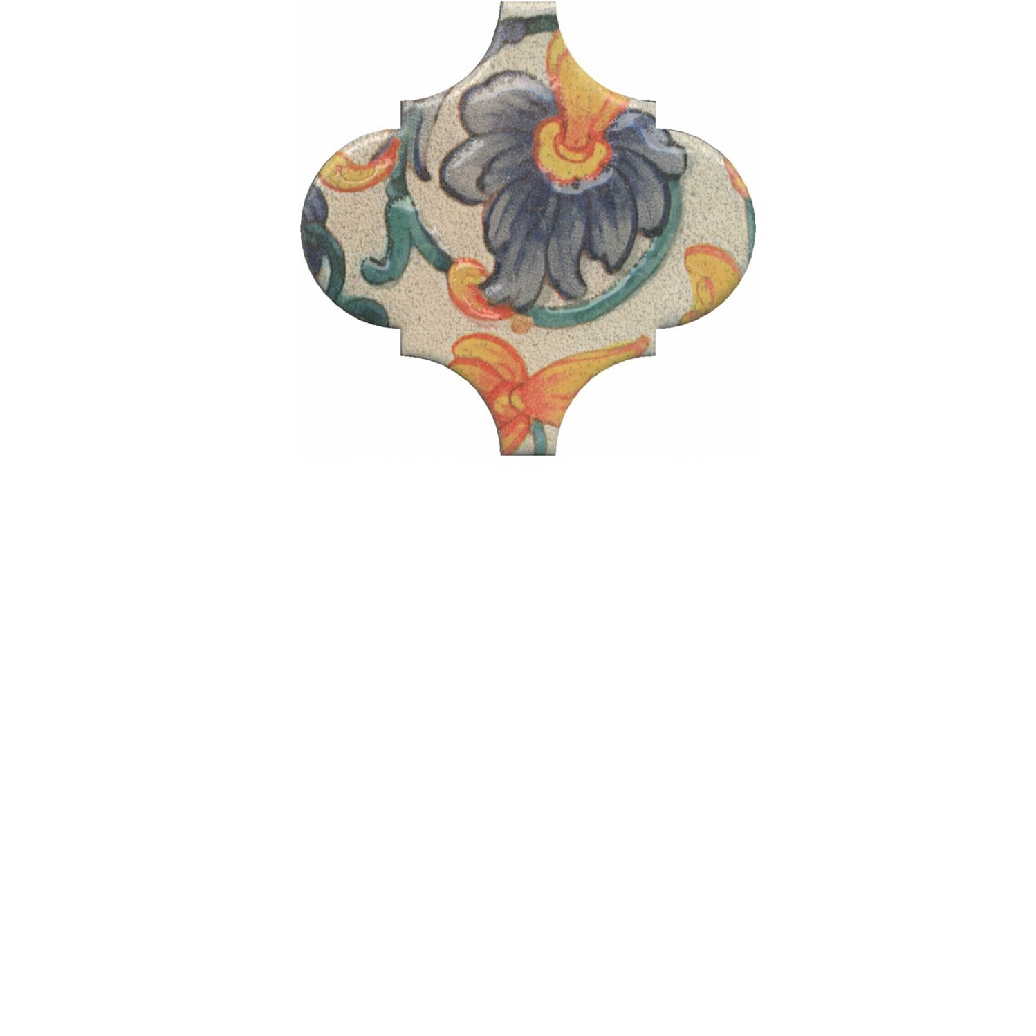 Декор Арабески котто орнамент матовый 6,5x6,5