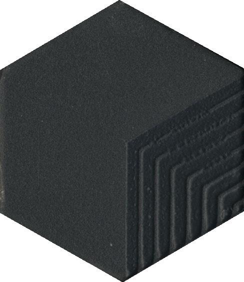 Декор Агуста черный 6x5,2