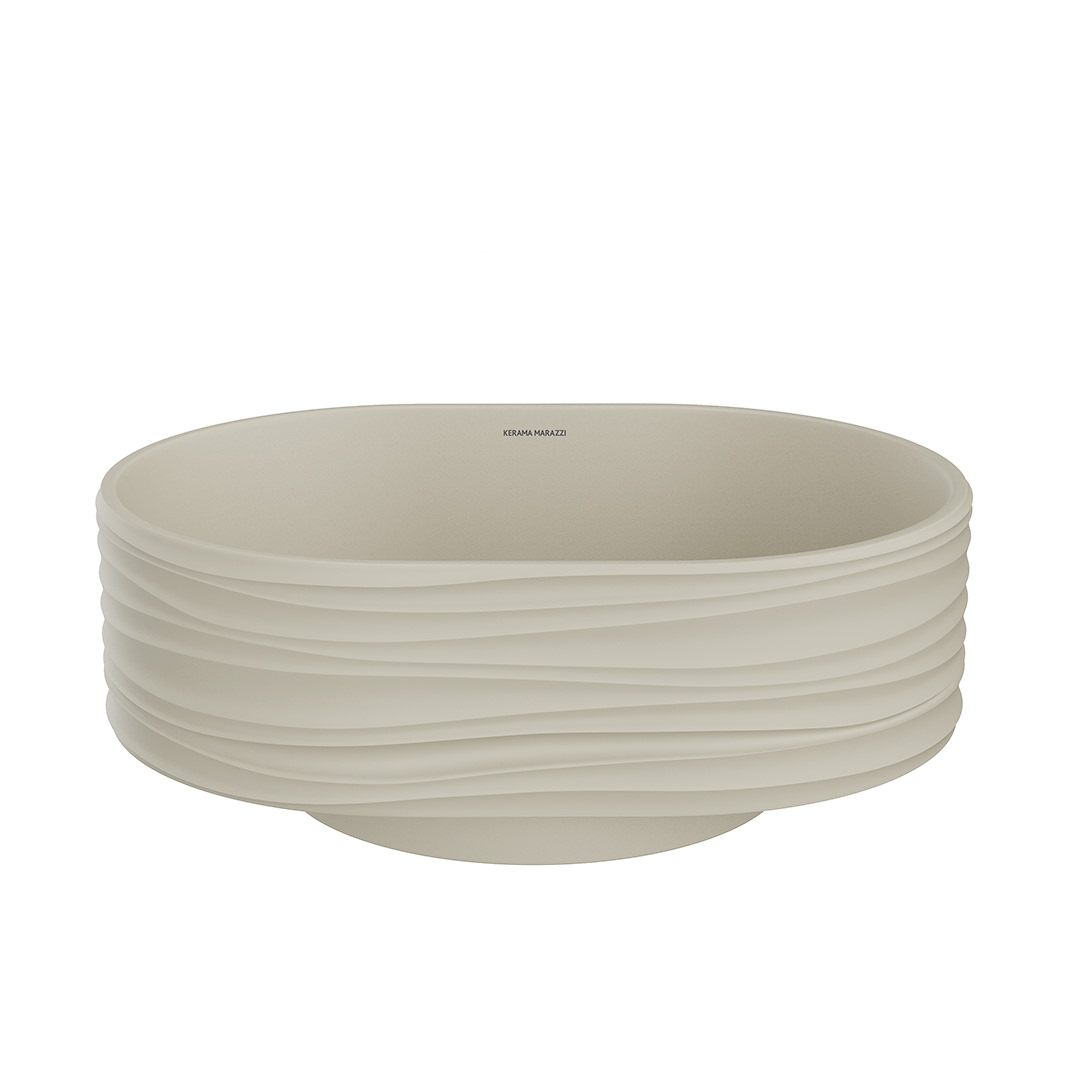 Раковина ARTBASIN Sabbia накладная 50, песочная матовая