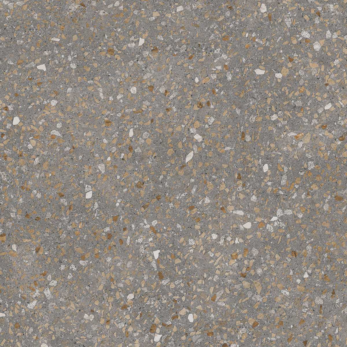 Терраццо коричневый обрезной 60x60