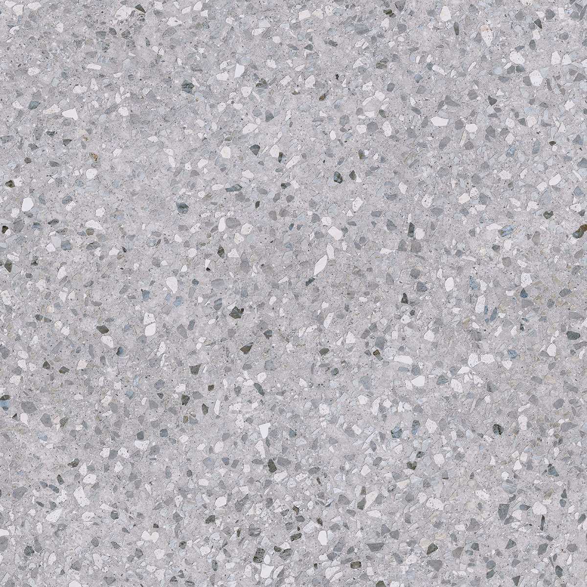 Терраццо серый обрезной 60x60