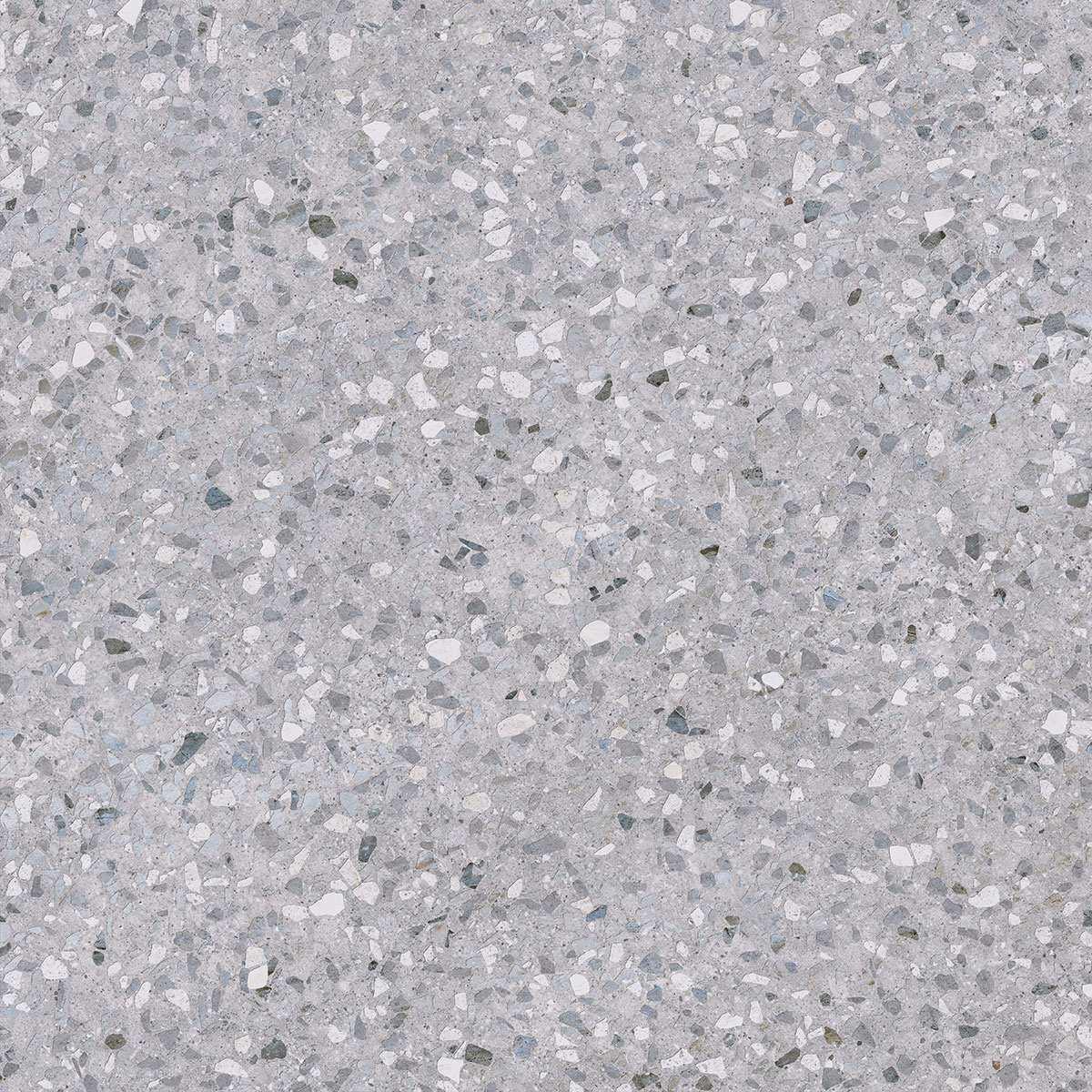 Терраццо серый обрезной 60x60