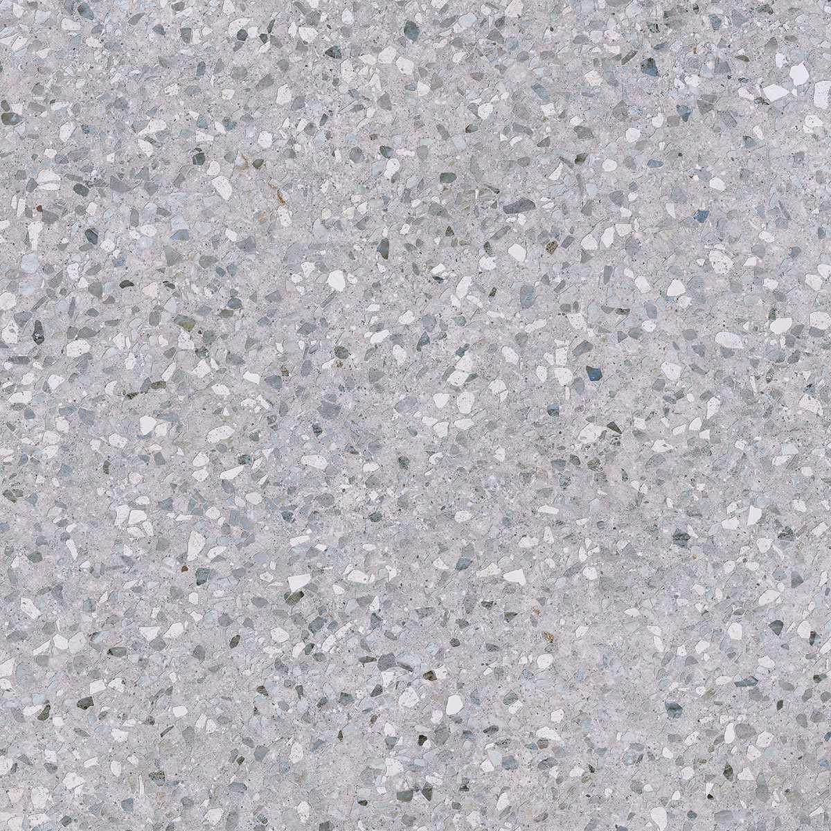 Терраццо серый обрезной 60x60