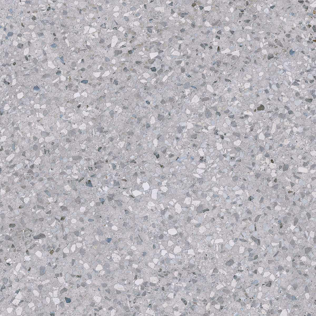 Терраццо серый обрезной 60x60