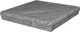 Ступень угловая Бореале серый тёмный 30x30