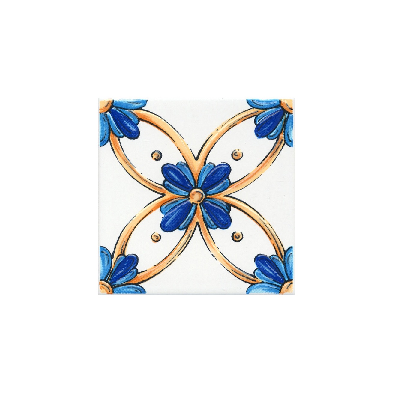 Вставка Капри майолика 9,8x9,8