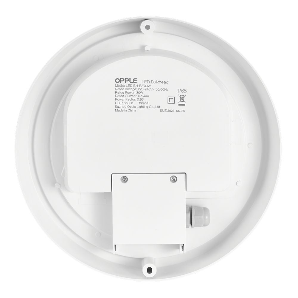 Светильник светодиодный OPPLE LED Bulkhead E2 влагостойкий — вид сзади на корпус