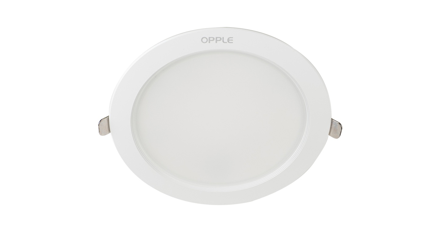 Светильник светодиодный точечный OPPLE Utility LED Downlight US R175-18W-3000-WH-GP встраиваемый — вид сверху