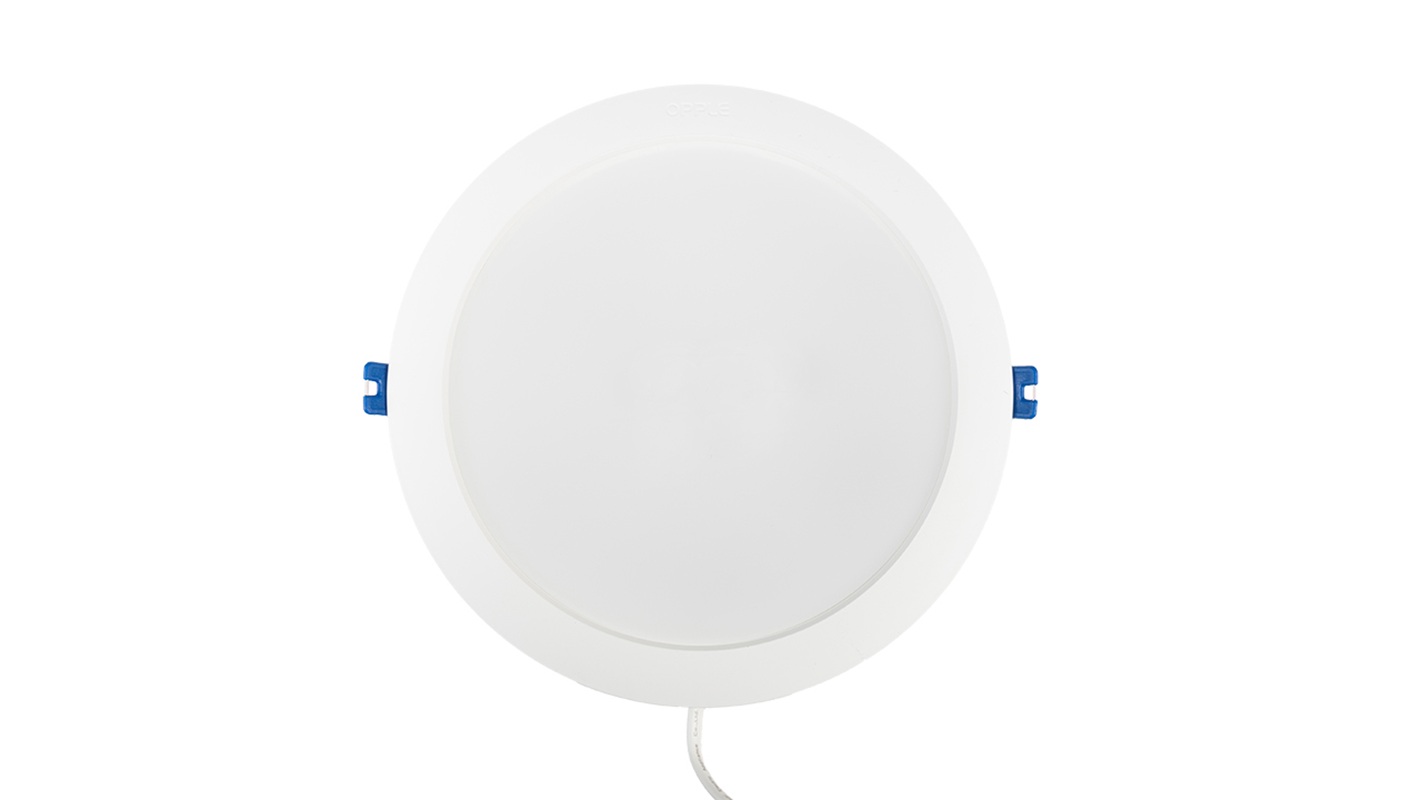 Светильник светодиодный точечный OPPLE Utility LED Downlight US R200-22W-3000-WH-GP встраиваемый — вид сверху