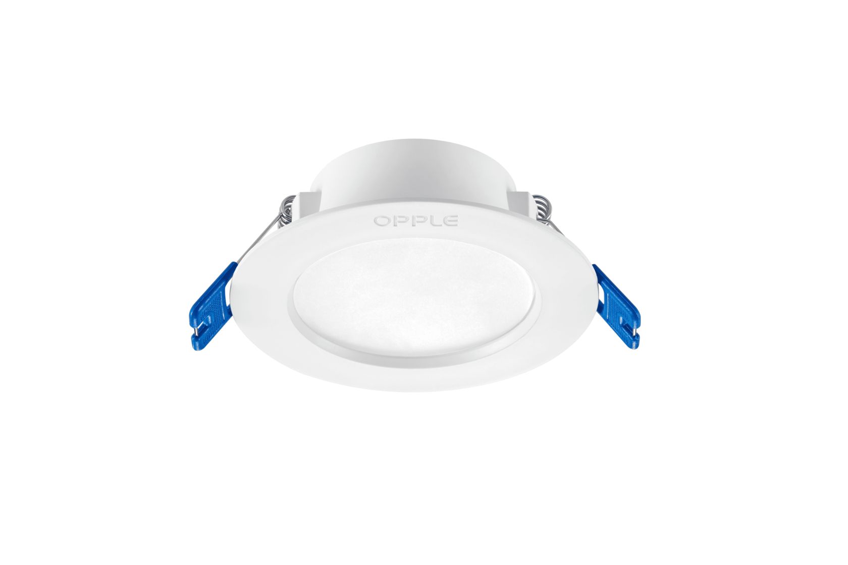 Светильник светодиодный точечный OPPLE Utility LED Downlight US R125-9W-4000-WH-GP встраиваемый — вид под углом