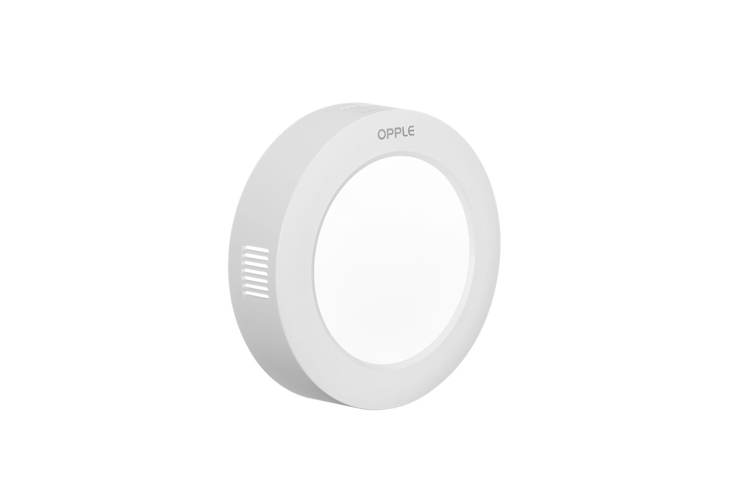 Светильник светодиодный точечный OPPLE LED Slim Downlight EcoMax II SM R200-18W-4000-WH накладной — вид под углом-1