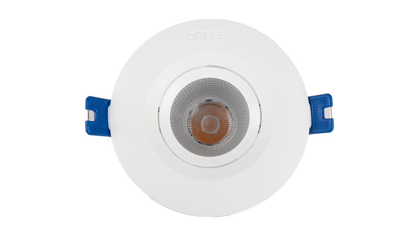 Светильник светодиодный точечный OPPLE US LED Spotlight RA-US R70-8W-4000-WH-GP поворотный — вид сверху на корпус
