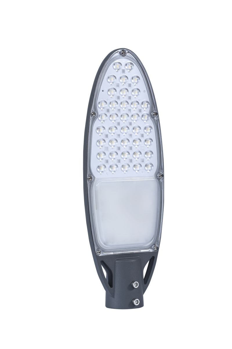 Светильник светодиодный консольный OPPLE EQ LED Streetlight-EQ40W-5700-150+70D-GY-GP2 уличный — вид спереди