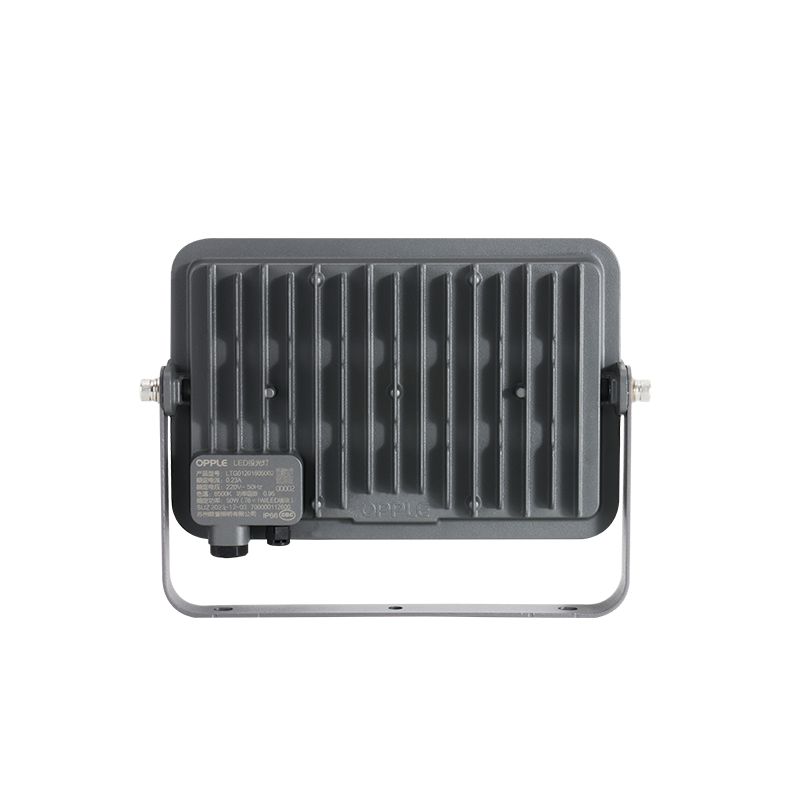 Прожектор светодиодный уличный OPPLE LED Floodlight EQ3 50W-4000-GY-GP поворотный — вид сзади на корпус