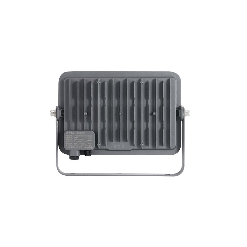 Прожектор светодиодный уличный OPPLE LED Floodlight EQ3 30W-4000-GY-GP поворотный — вид сзади на корпус