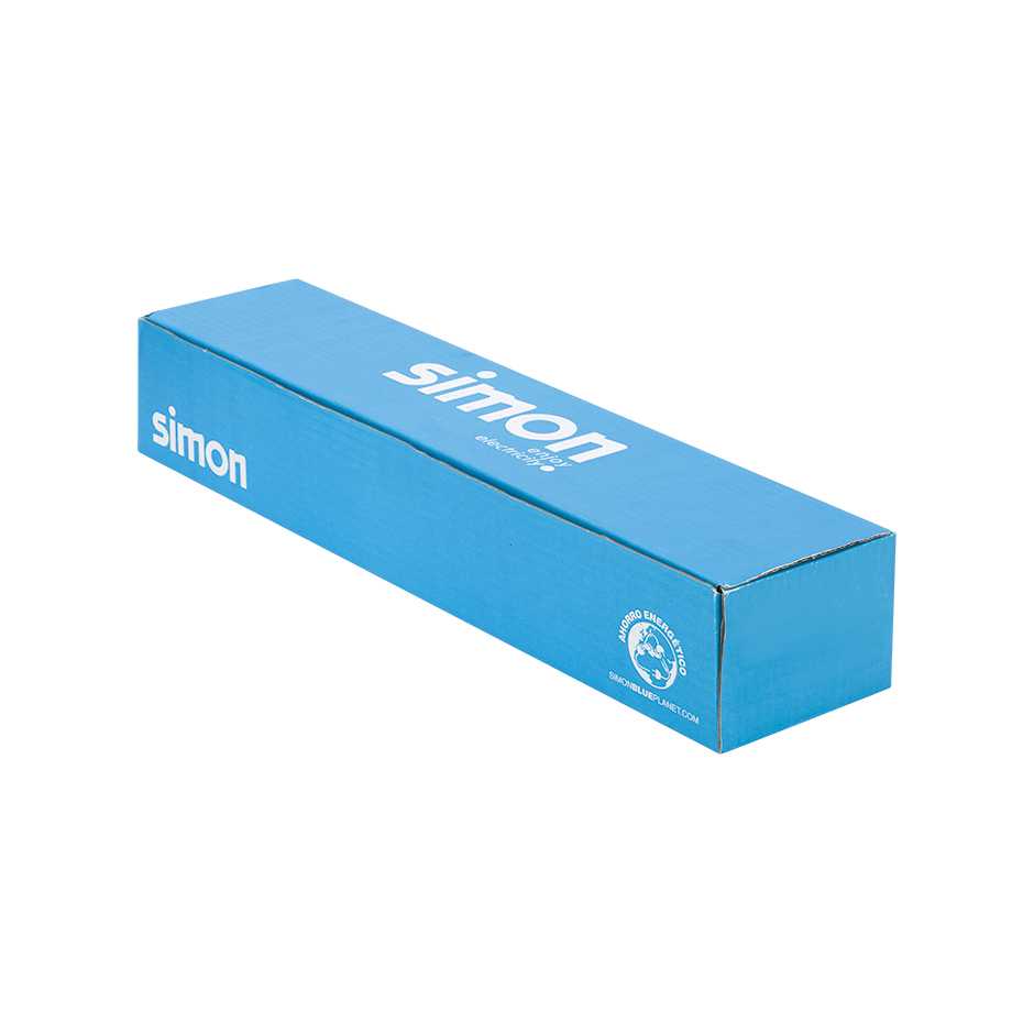 Миниколонна Simon Connect двухсторонняя, на 14 модулей К45, 345х80х80 мм, алюминий — товар в упаковке