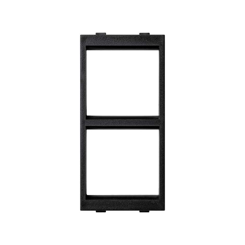 Адаптер Simon Connect вертикальный, на 2 поста, K45, Cima-модуль 52x108 мм — рамка крупным планом