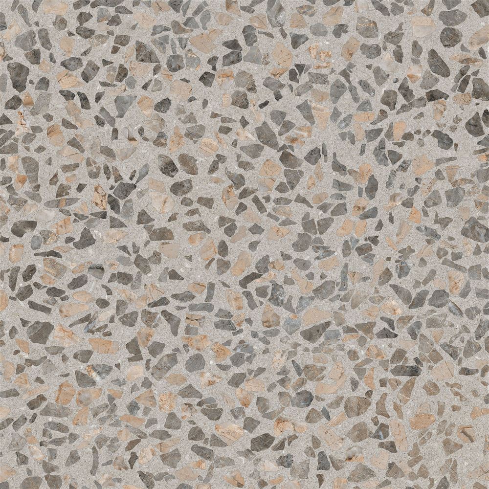 60x60 Теrrаzzo-X Темный Лаппато R9 Ректификат