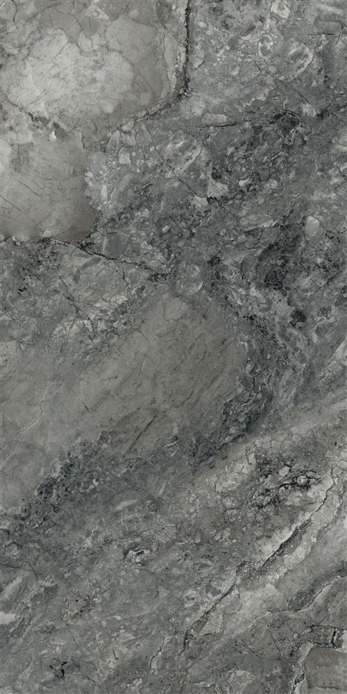 60x120 MarbleSet Иллюжн Темно-серый Полированный Ректификат