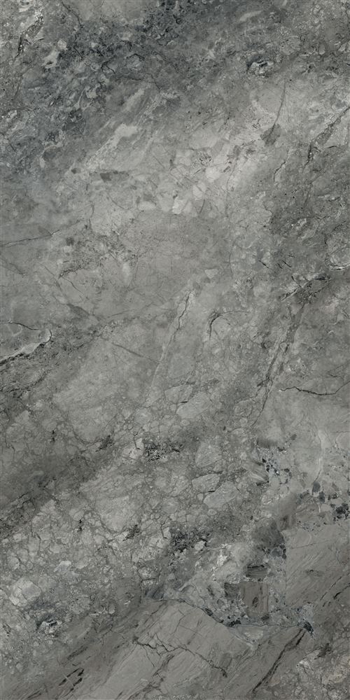 60x120 MarbleSet Иллюжн Темно-серый Полированный Ректификат