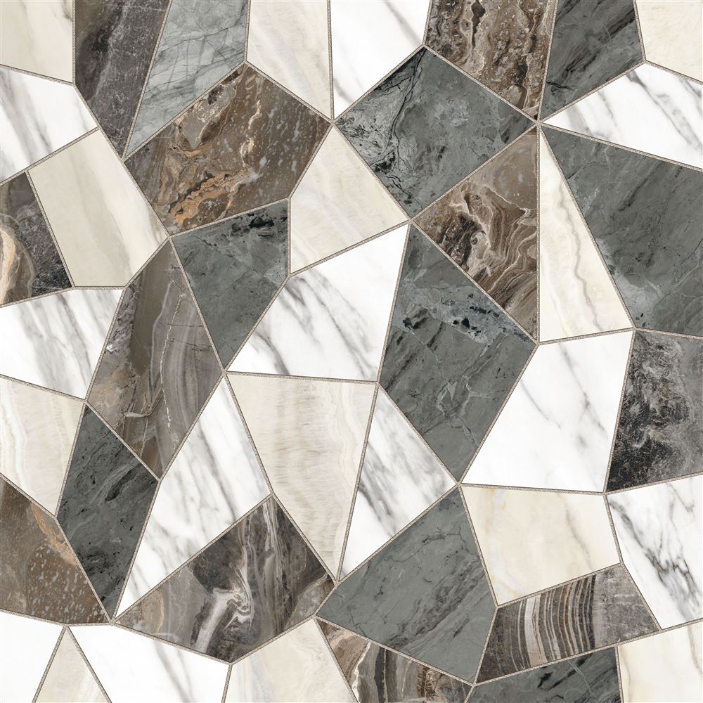 60x60 MarbleSet Декор "Микс Терраццо" Лаппато R9 Ректификат