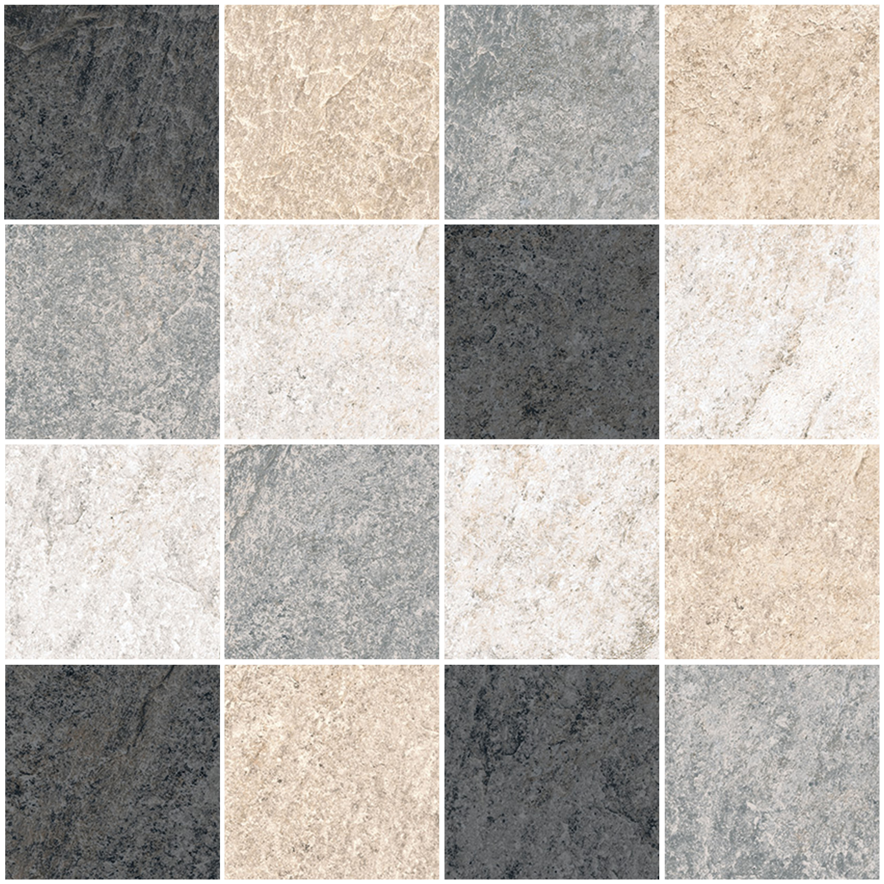7.5X7.5 Quarstone Микс Мозаика R10B Ректификат