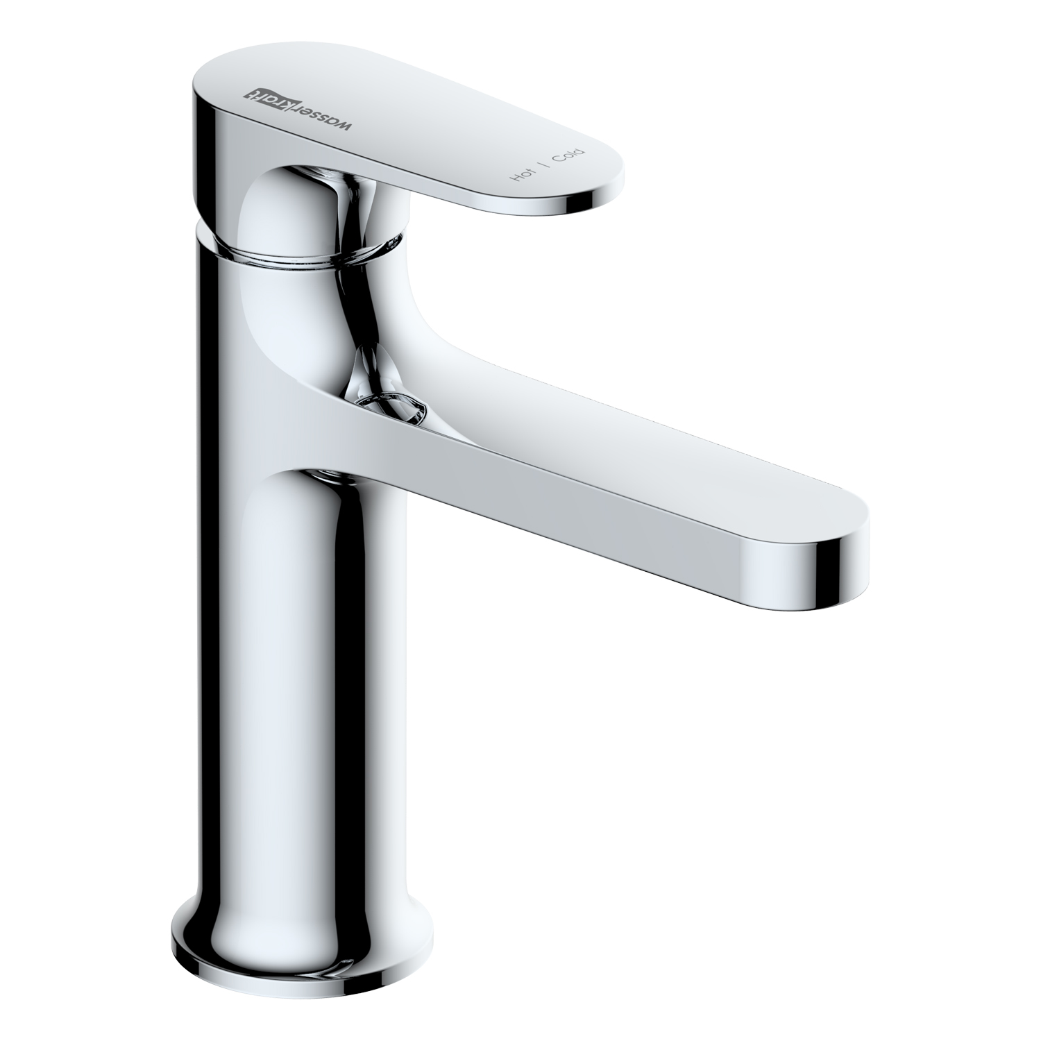Смеситель для раковины Wasserkraft Weida 3100 — вид сбоку под углом-1