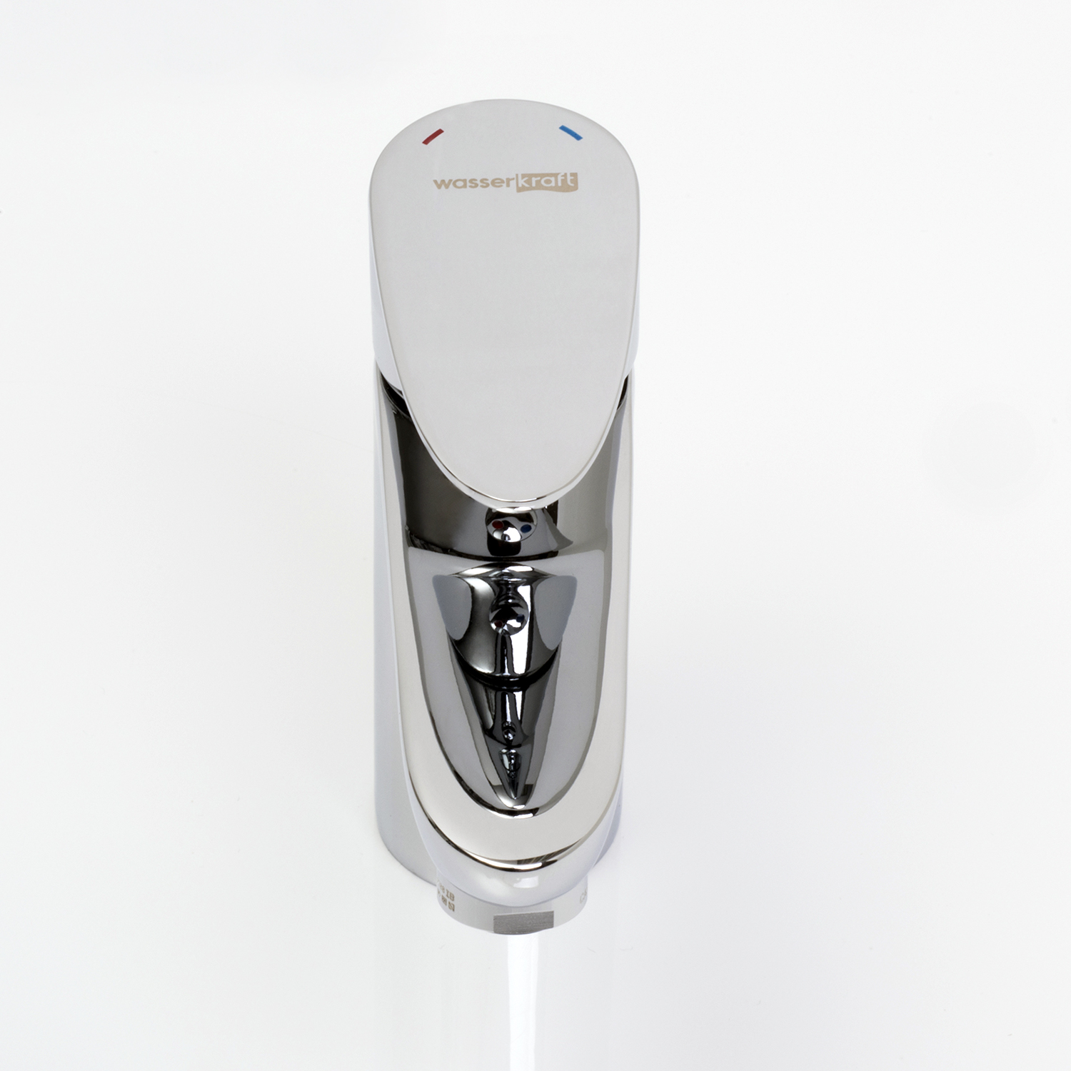 Смеситель для раковины Wasserkraft Leine 3500 — вид спереди под углом