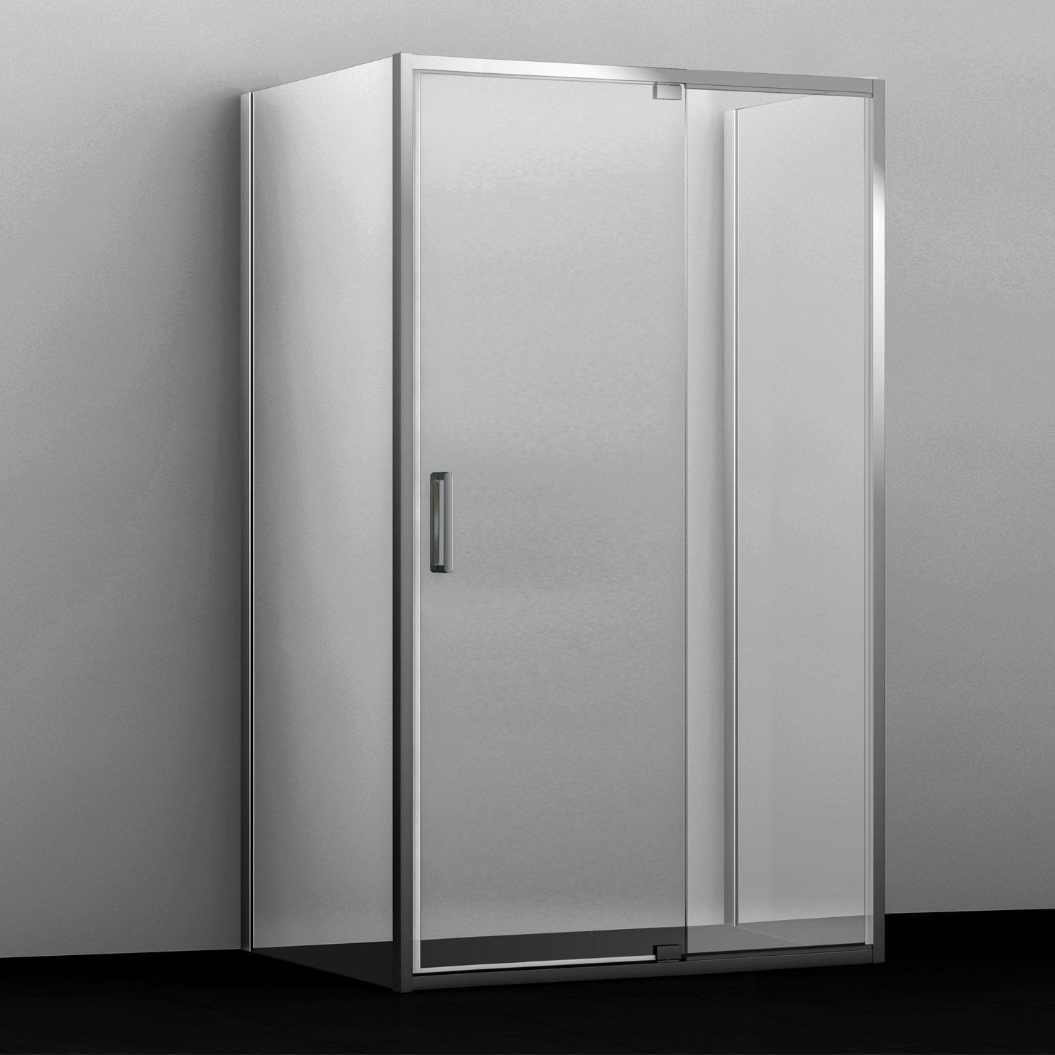 Душевой уголок Wasserkraft Berkel 48P, 120х80 — стеклянная кабина под углом