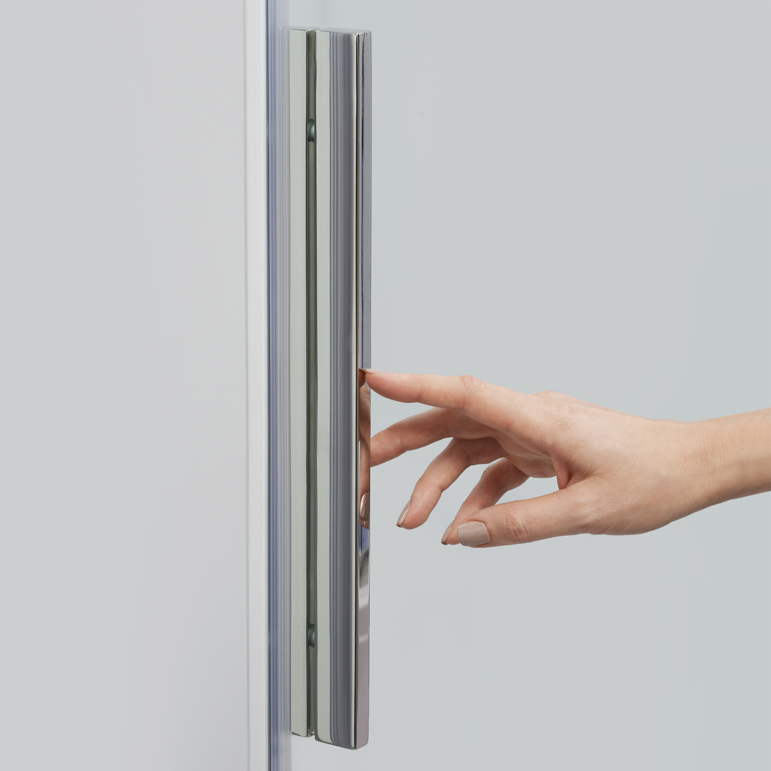 Душевая дверь Wasserkraft Dinkel 58R 120 см — ручка крупным планом