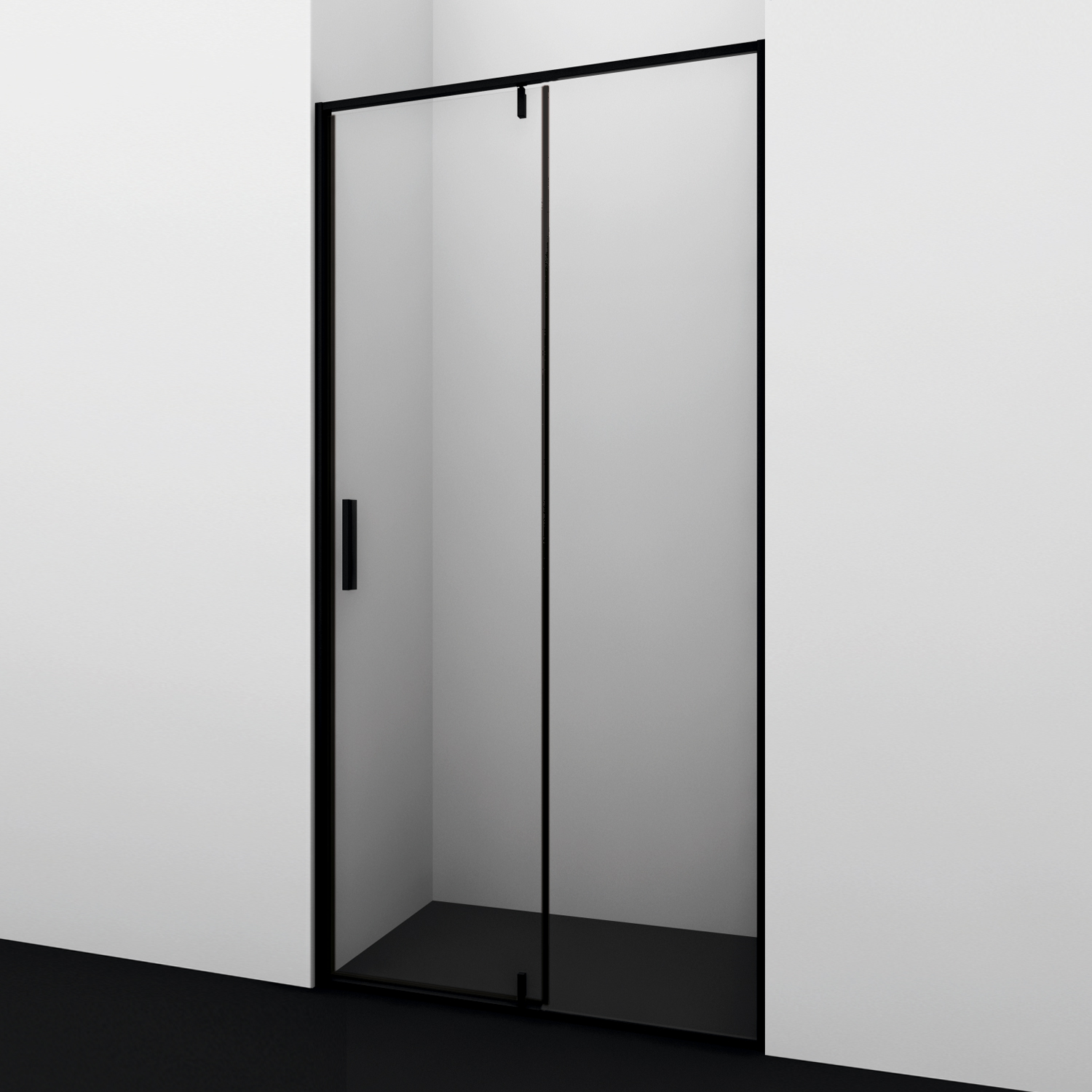 Душевая дверь Wasserkraft Elbe 74P 90x200 — вид спереди на стеклянное полотно