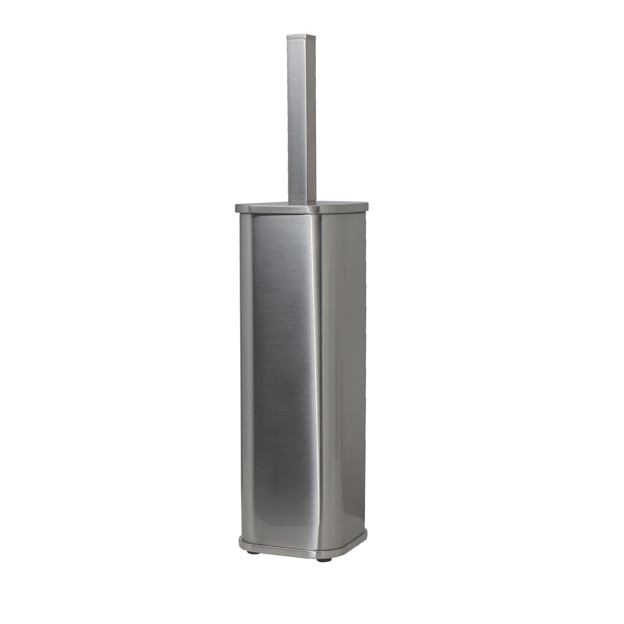 Ершик Wasserkraft K-1117NICKEL для унитаза, напольный — вид под углом