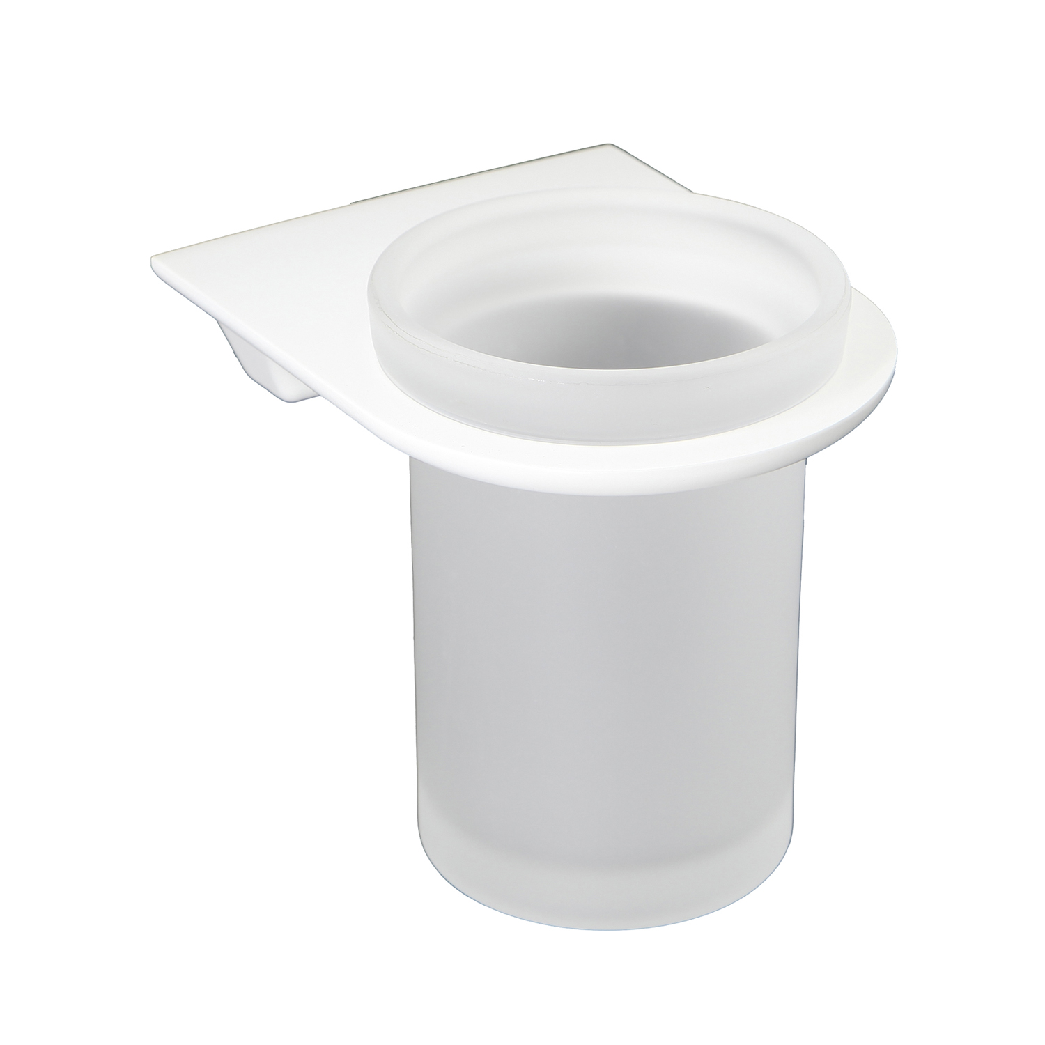 Стакан Wasserkraft Kammel K-8300White для зубных щеток — вид под углом