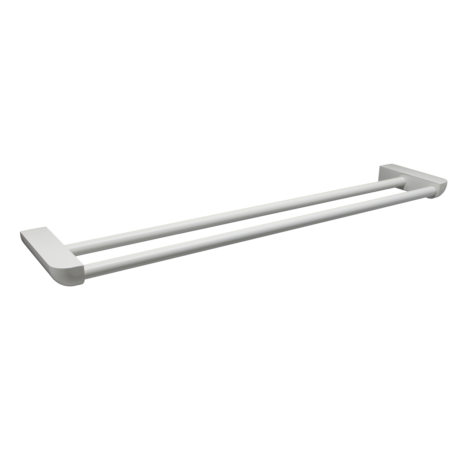 Держатель для полотенца Wasserkraft Kammel K-8300White, двойной — вид под углом